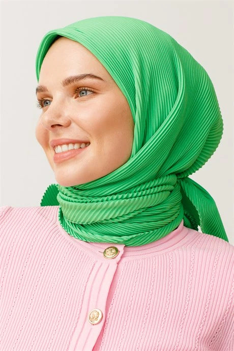 Pilise Eşarp - Açık Benetton Yeşili