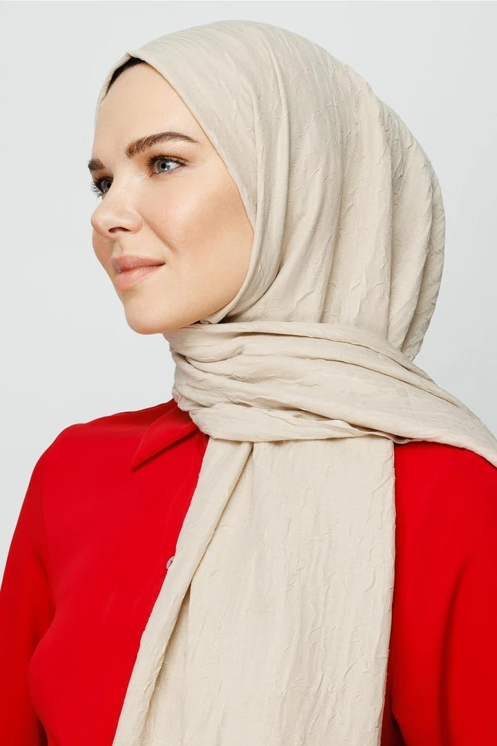 Bambu Şal - Taş Rengi
