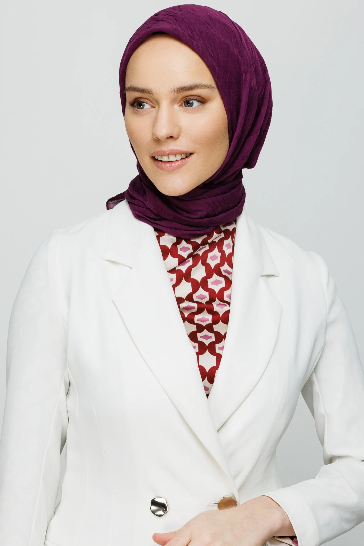 Bambu Eşarp - Mor