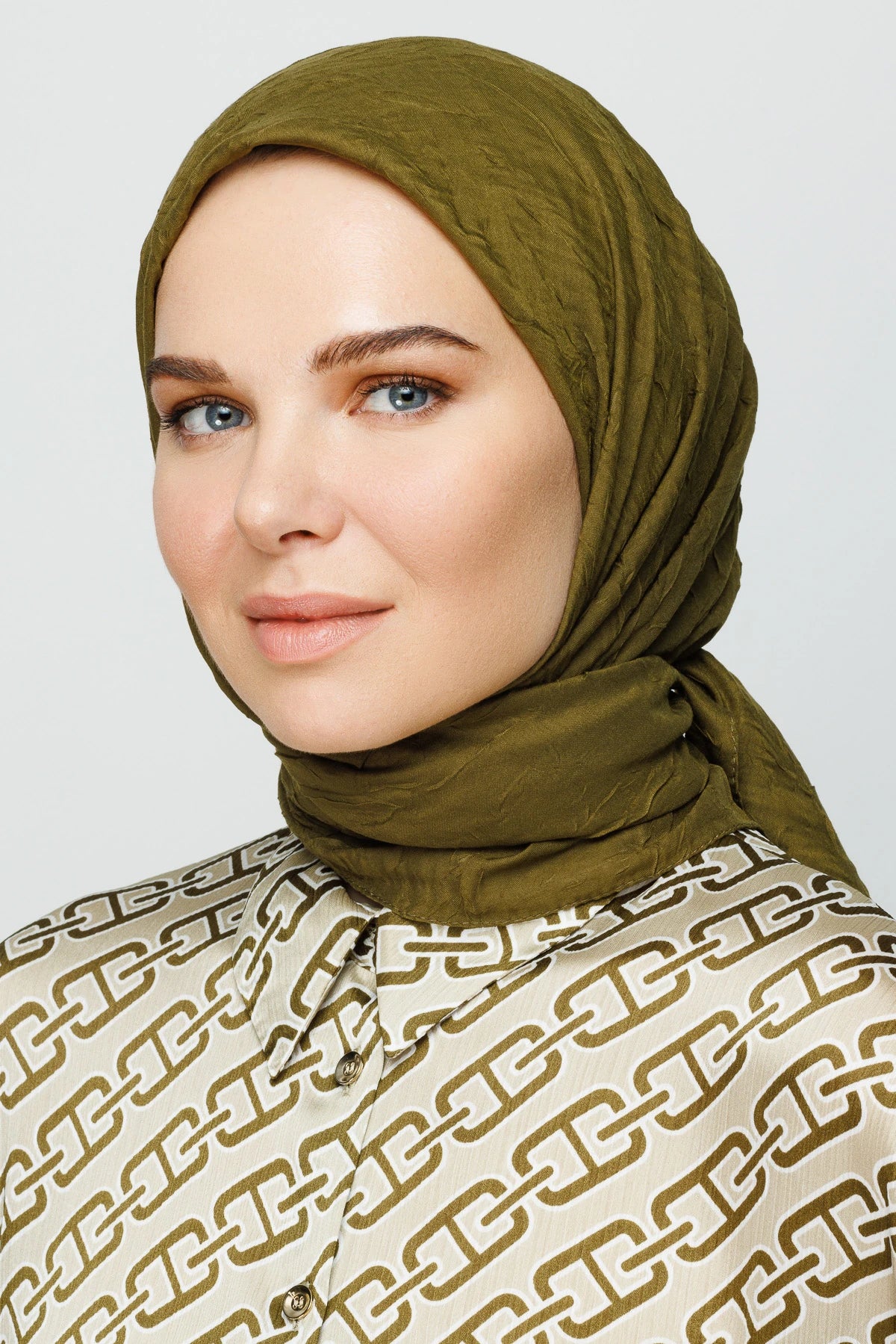 Bambu Eşarp - Yağ Yeşili