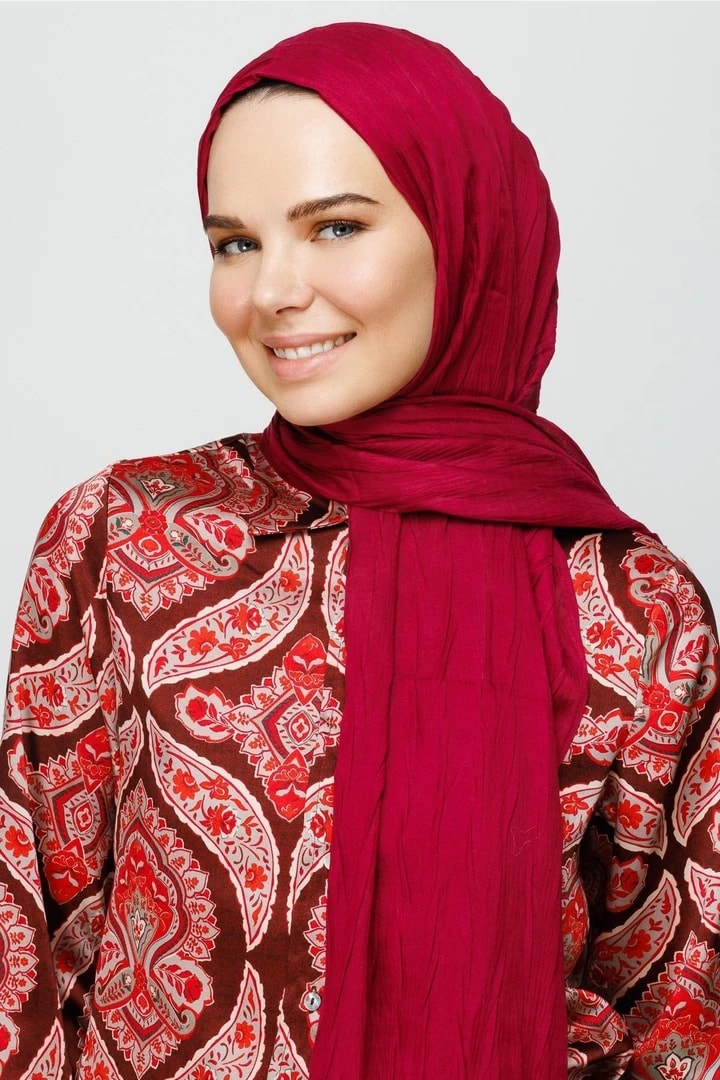 Bambu Şal - Magenta