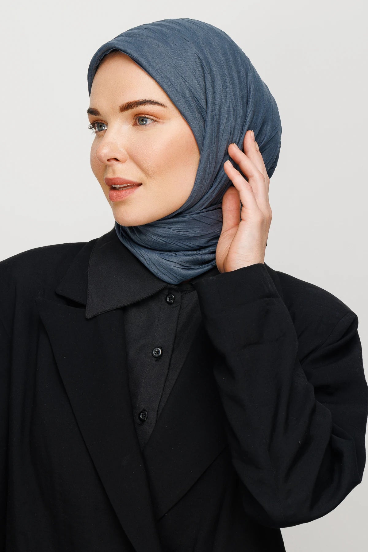 Piliseli Bambu Eşarp - Antrasit