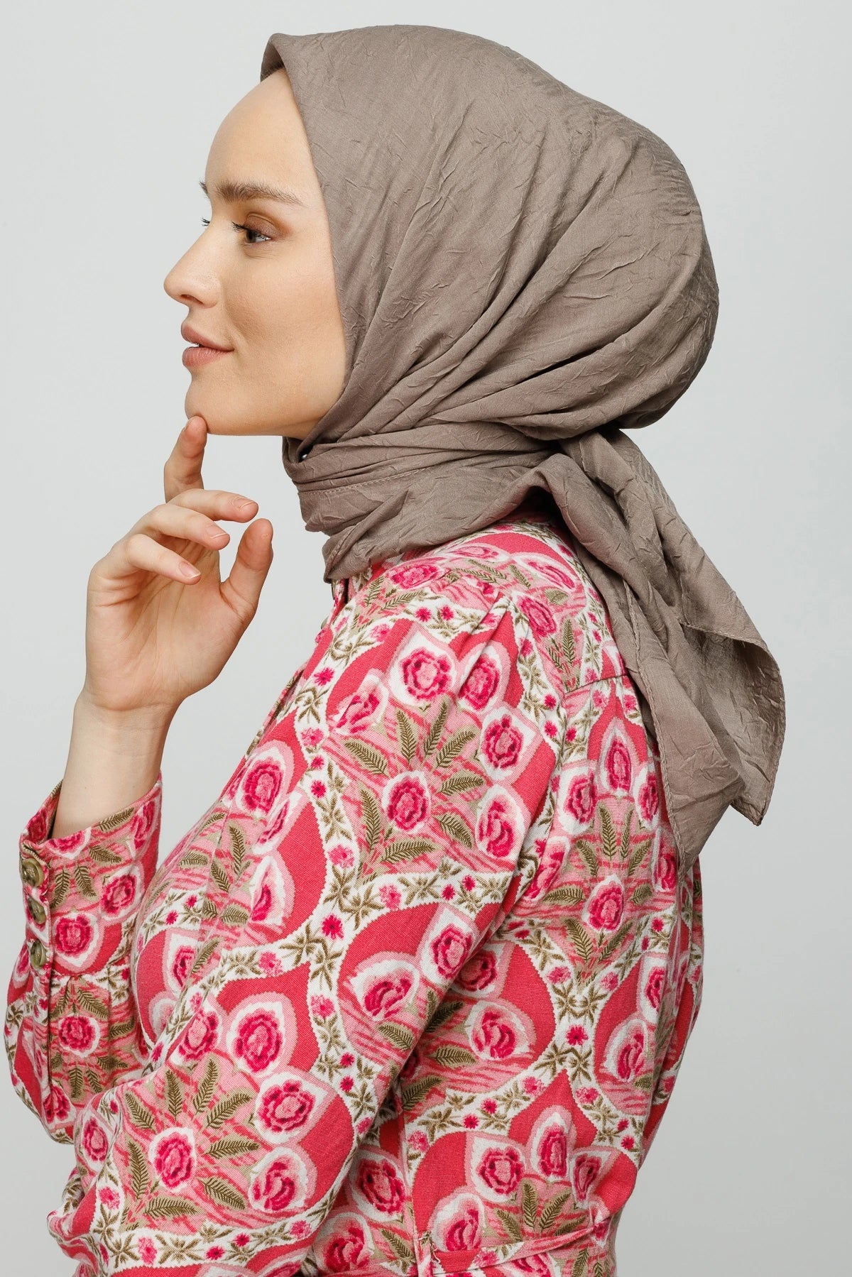 Bambu Eşarp - Vizon