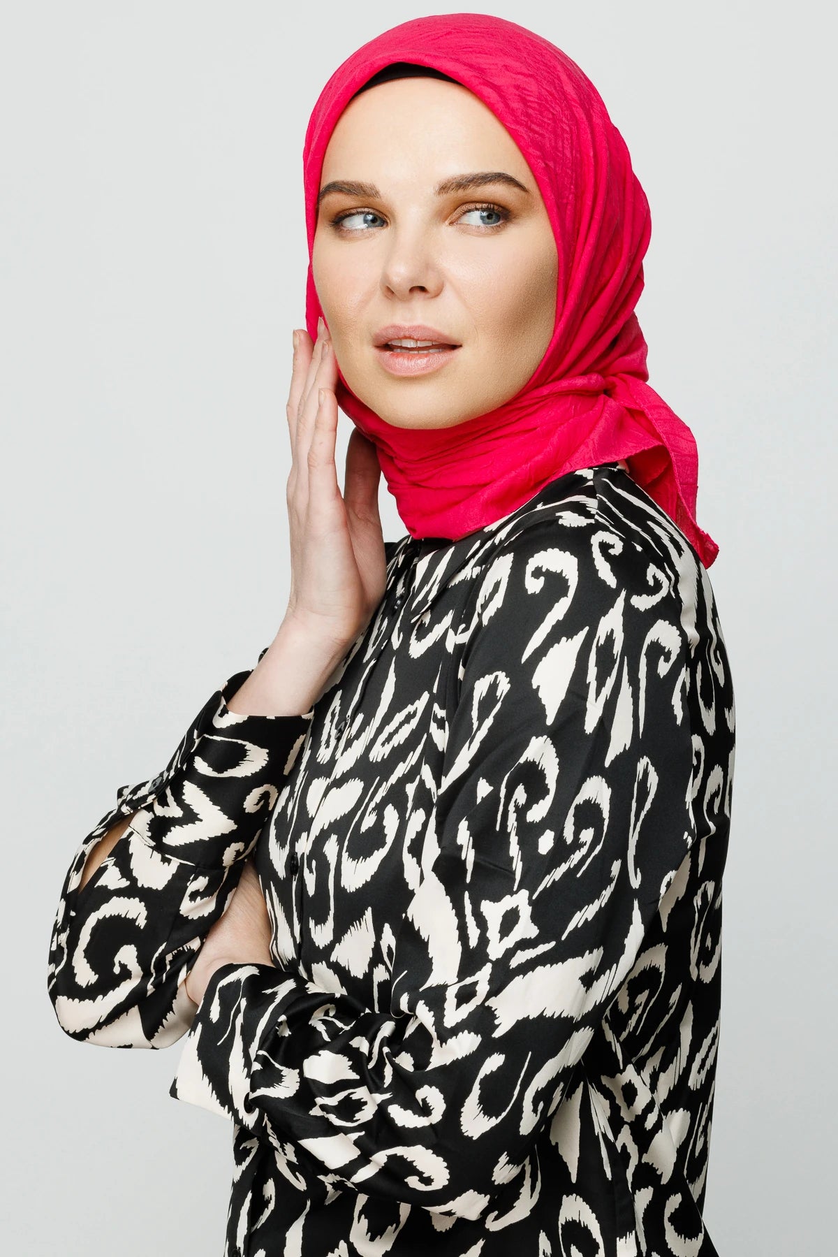 Bambu Eşarp - Fuşya