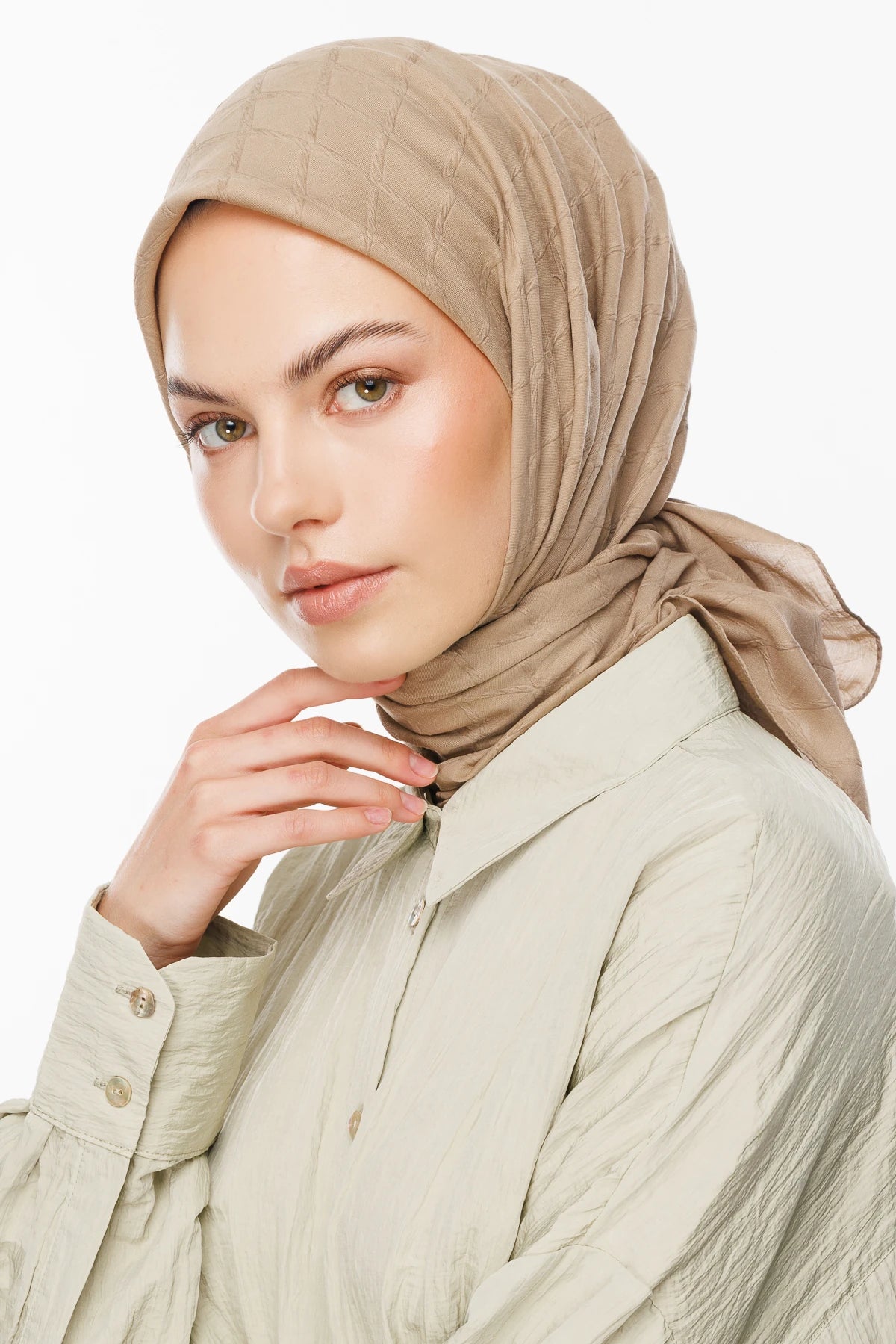 Bambu Jakar Eşarp - Latte