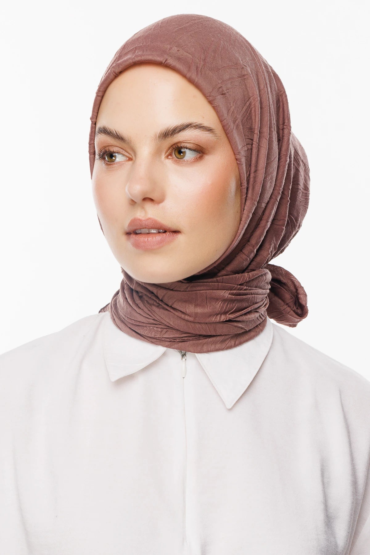 Piliseli Bambu Eşarp - Garnet