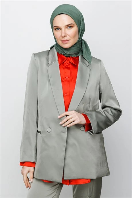 Pilise Eşarp - Küf Yeşili