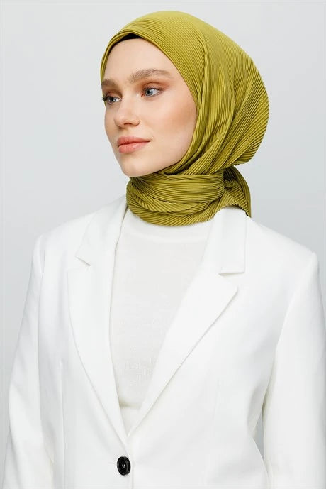 Pilise Eşarp - Zeytin Yeşili