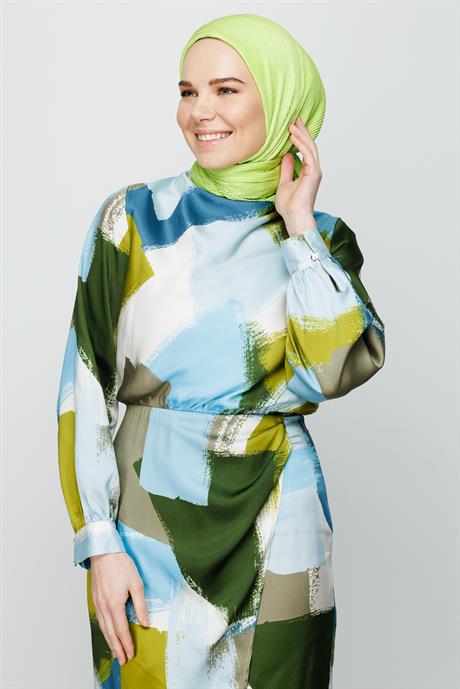 Pilise Eşarp - Fıstık Yeşili