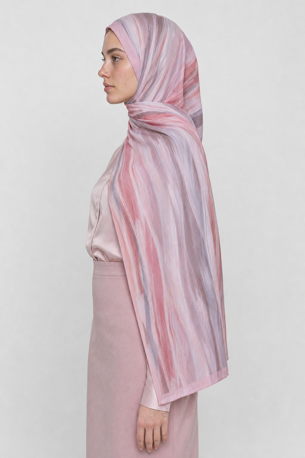 Alya Desen Neo Crash Şal - Pembe