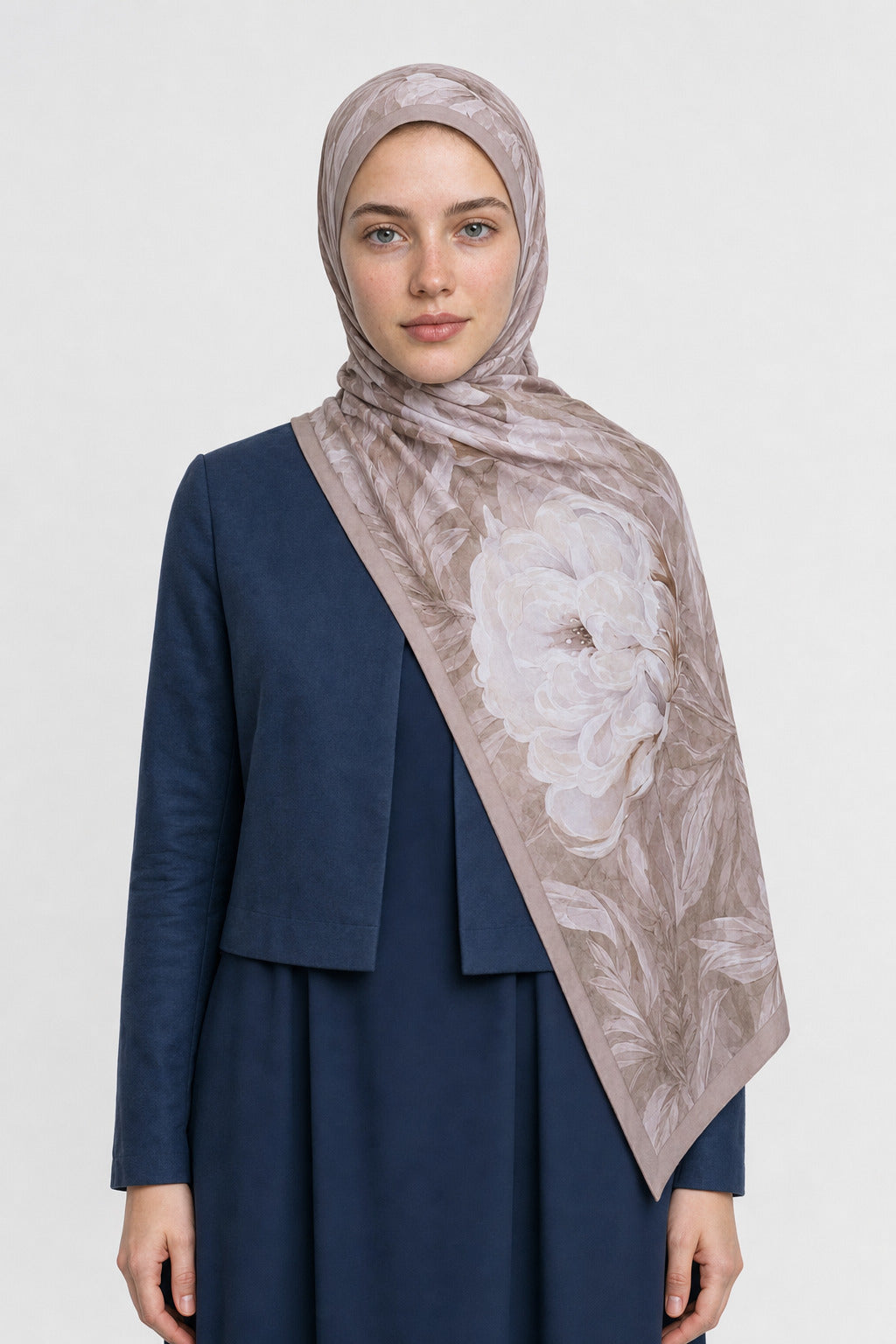 Mauve Desen Neo Crash Şal - Krem