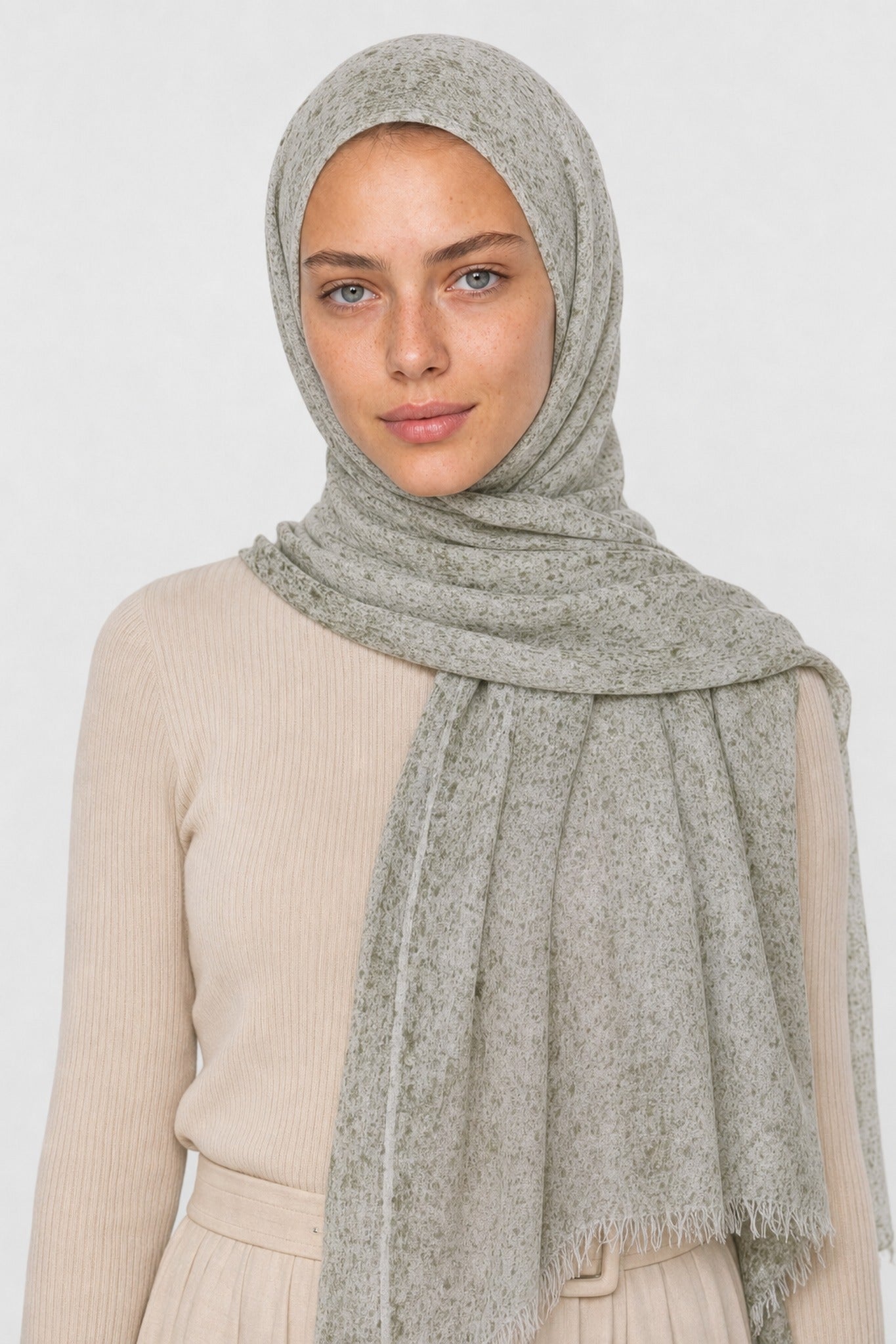 Dapple Desen Modal Viskon Şal
