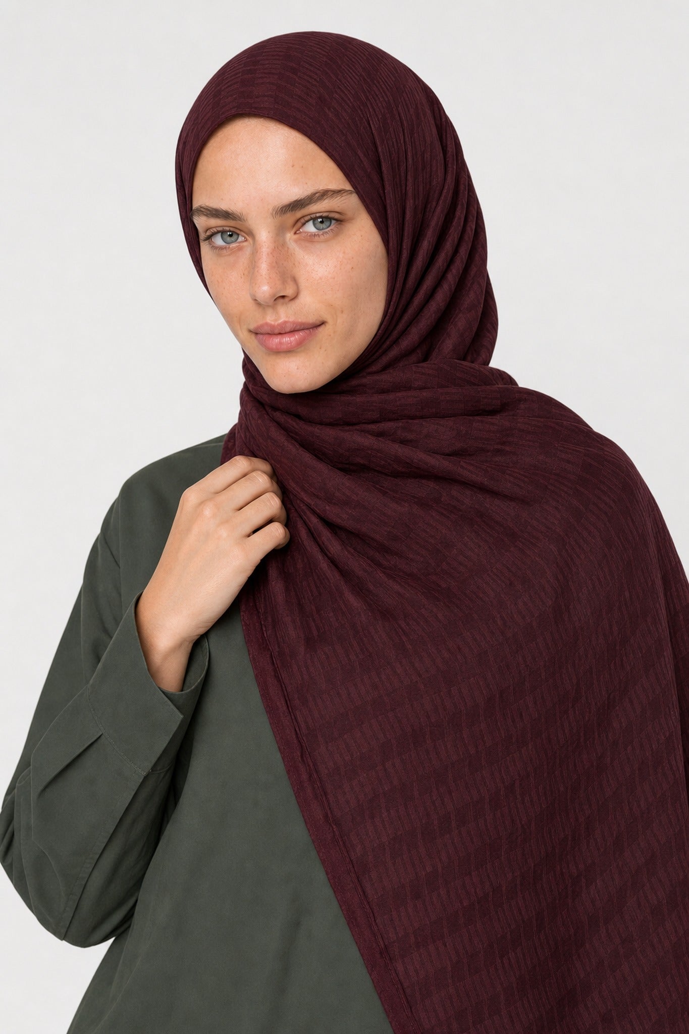 Grove Desen Ayrobin Jakar Şal