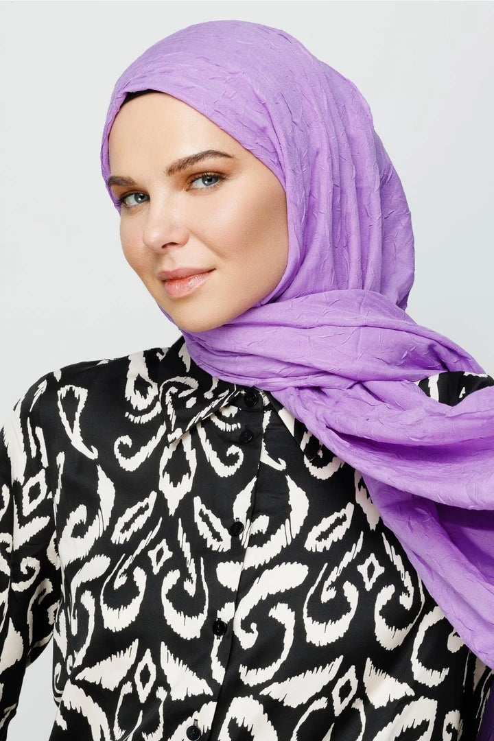 Bambu Şal - Lila