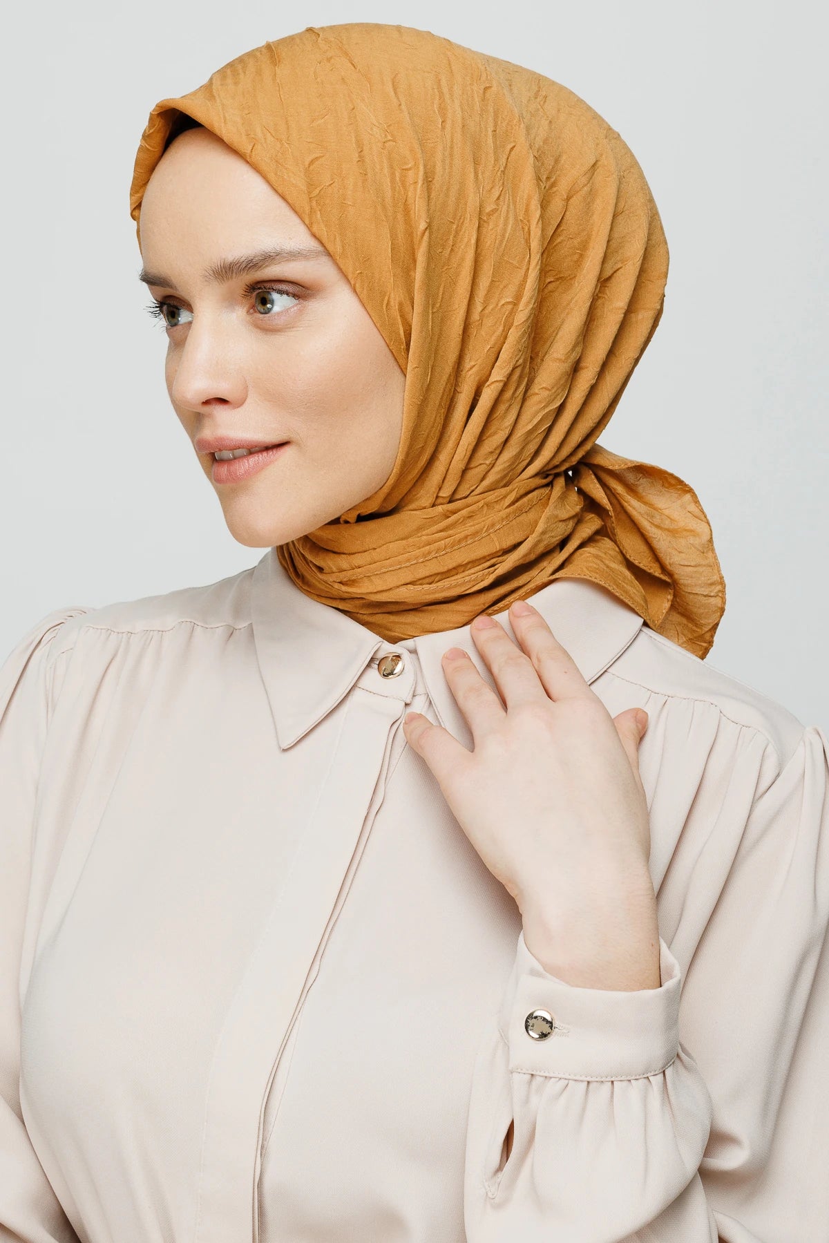 Bambu Eşarp - Safran