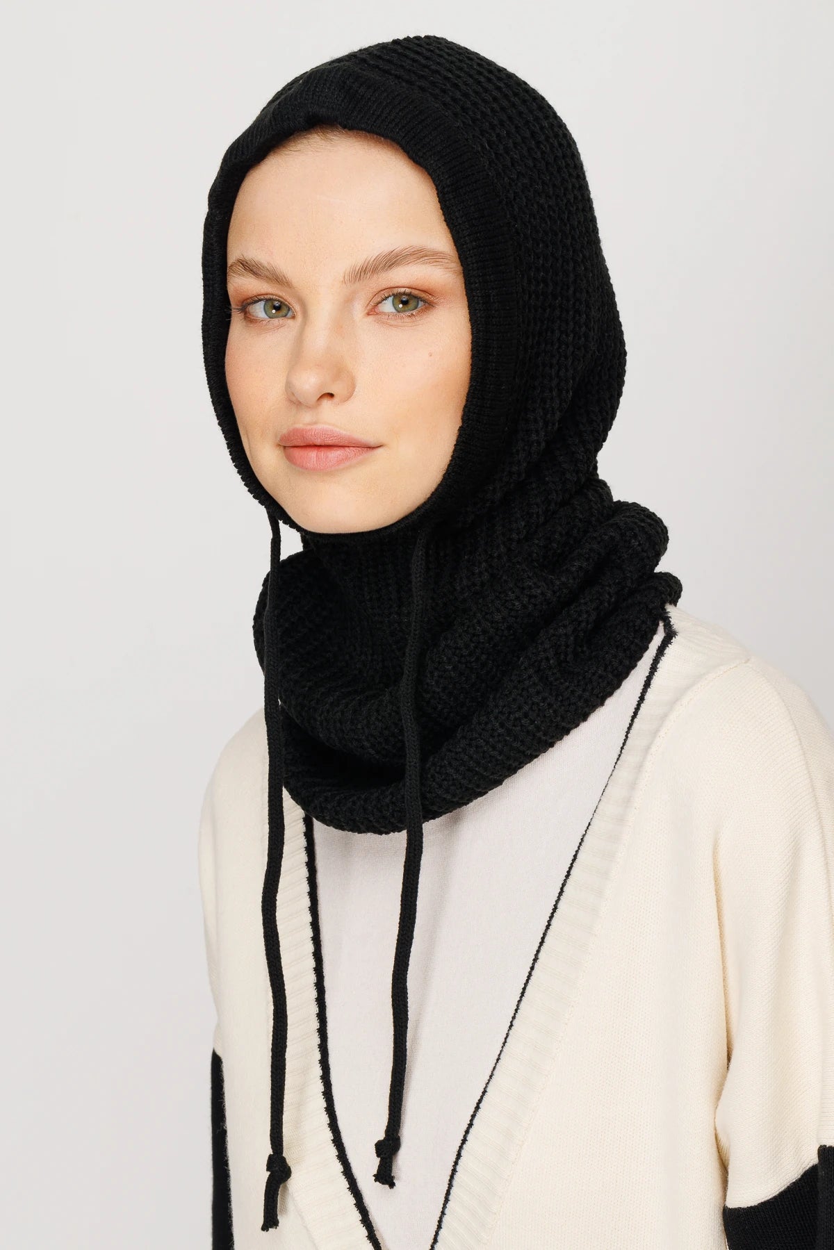 Balaclava Triko Başlık