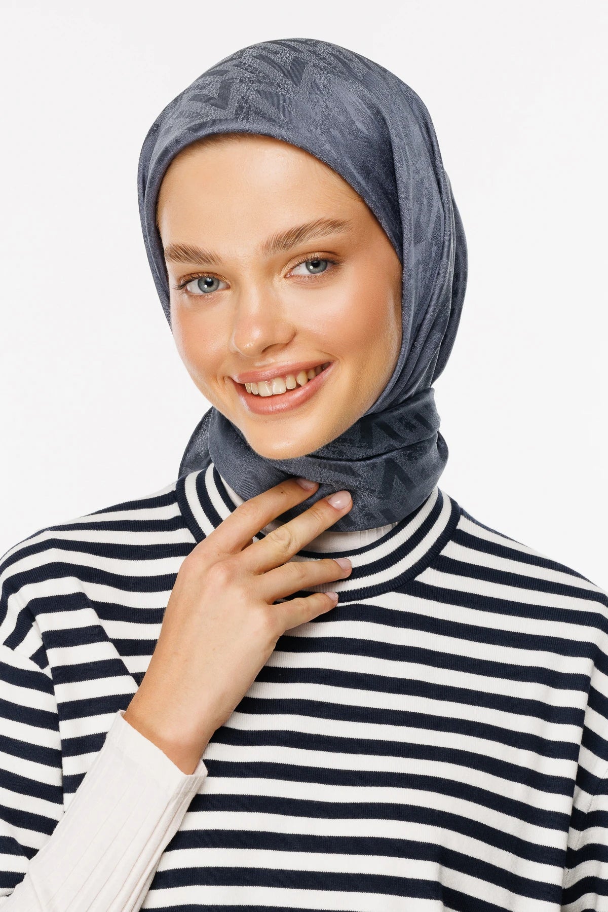 Luxury Jakar Eşarp - Füme