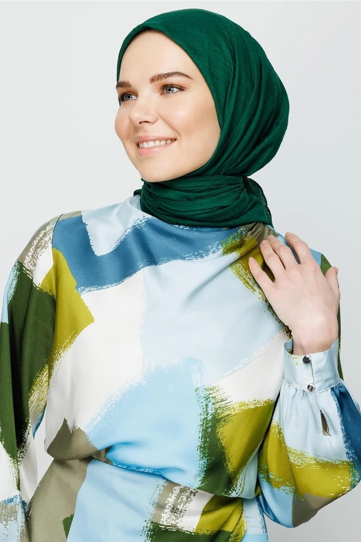 Bambu Şal - Zümrüt