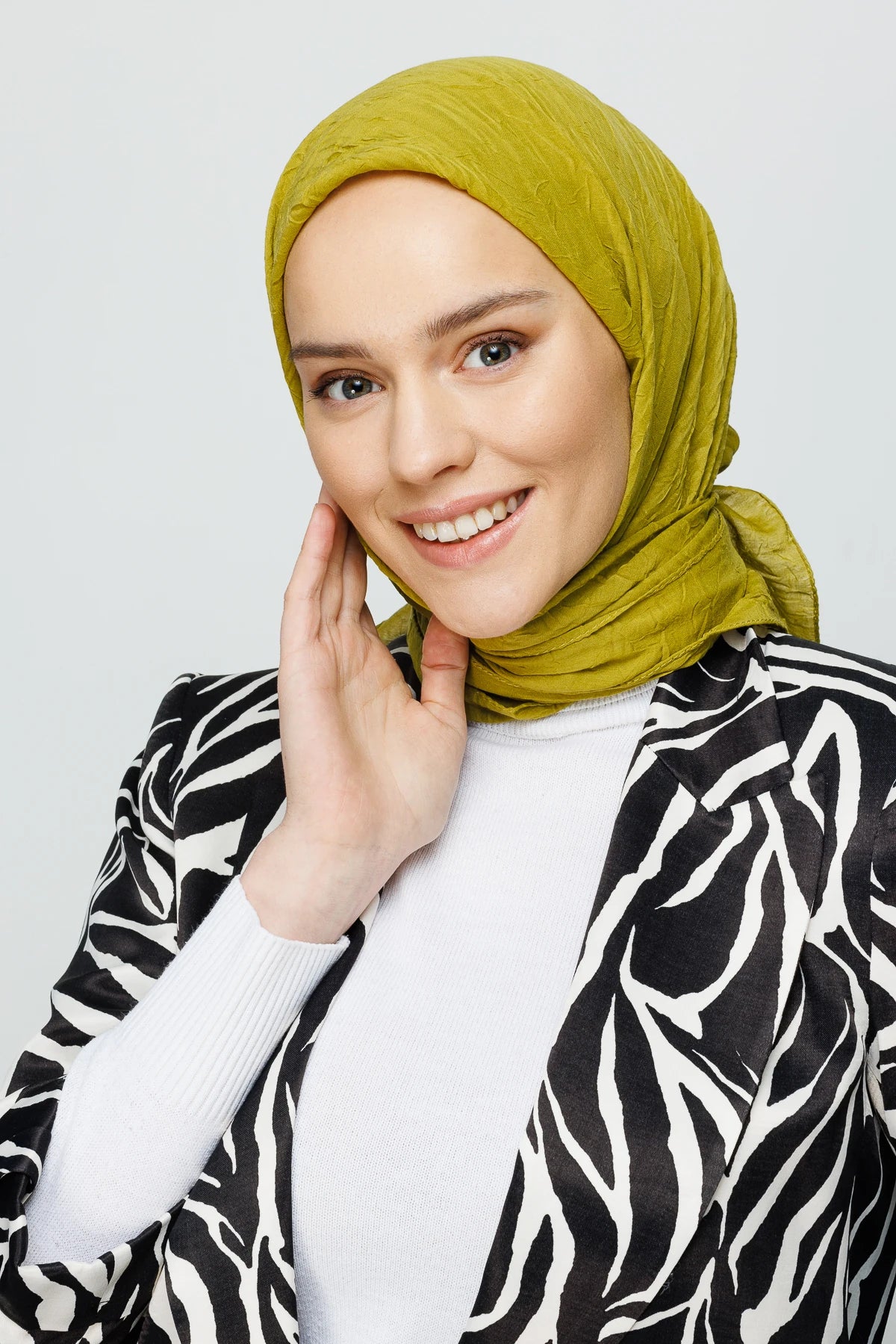 Bambu Eşarp - Oliv Yeşili