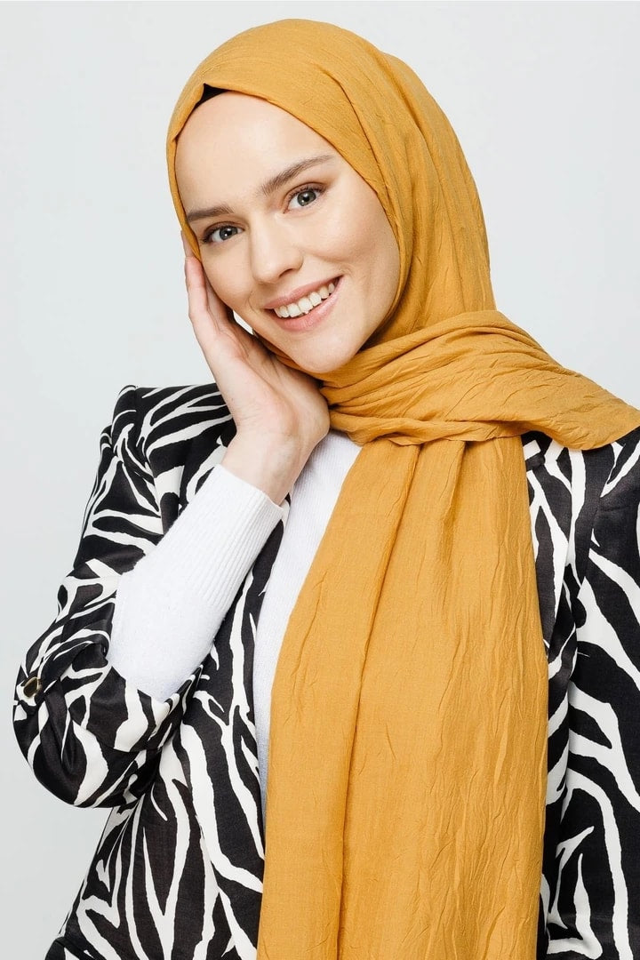 Bambu Şal - Safran