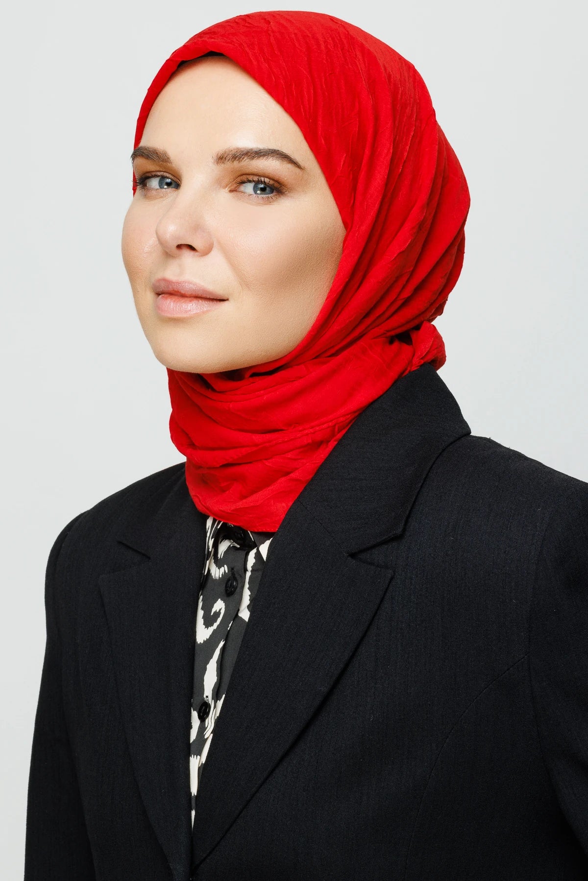 Bambu Eşarp - Kırmızı