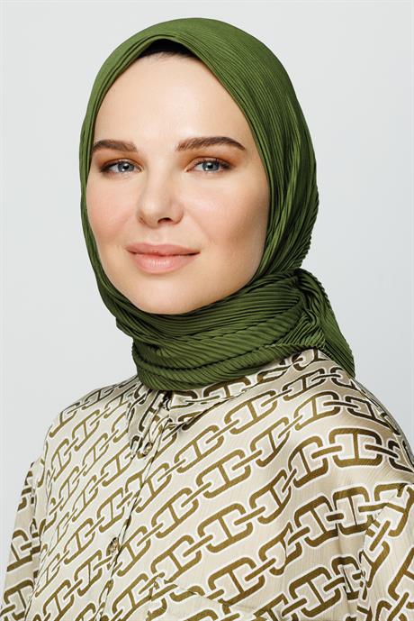 Pilise Eşarp - Asker Yeşili