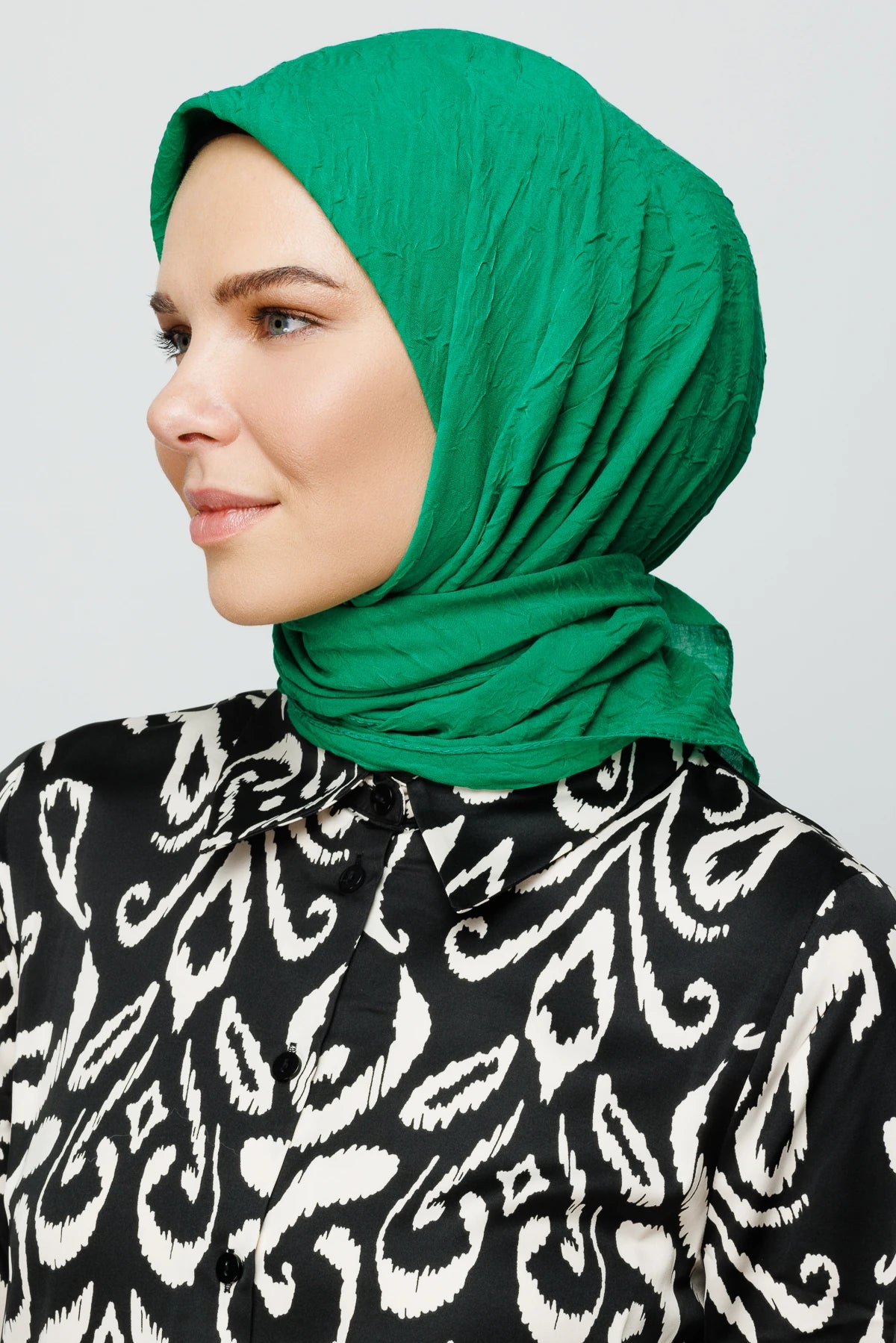 Bambu Eşarp - Benetton Yeşili