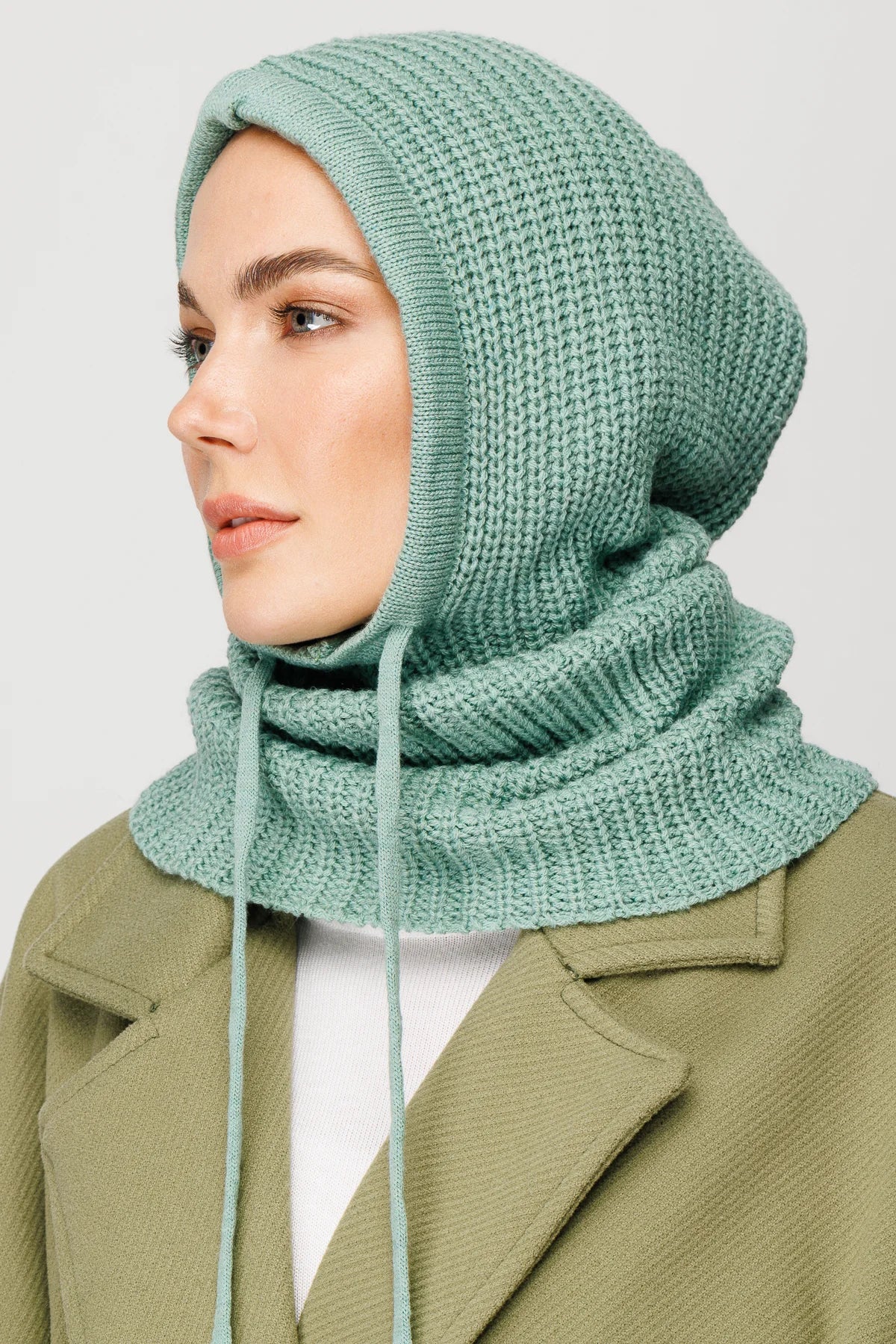 Balaclava Triko Başlık