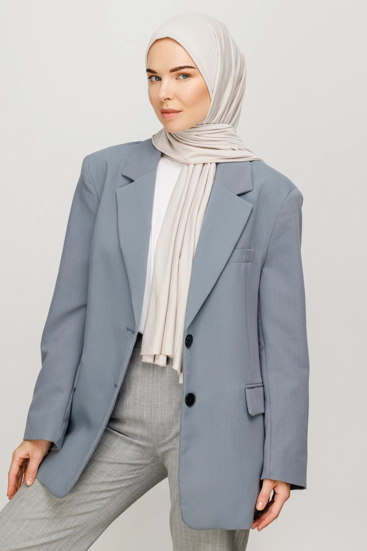 Penye Şal - Taş Rengi