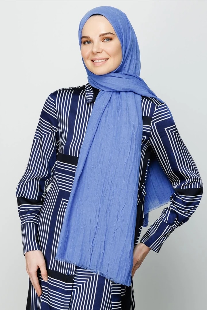 Bambu Şal - Mavi