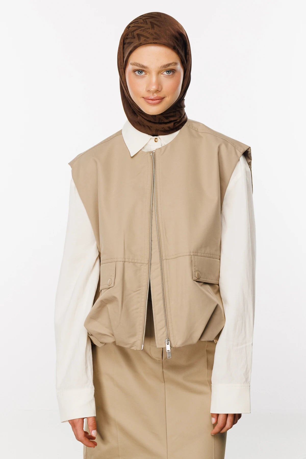 Luxury Jakar Eşarp - Bitter