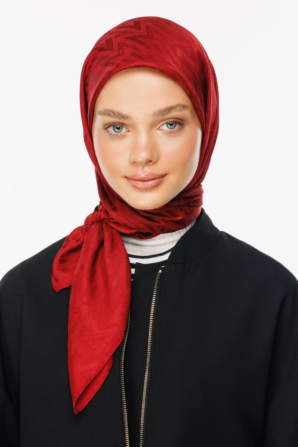 Luxury Jakar Eşarp - Vişne Çürüğü