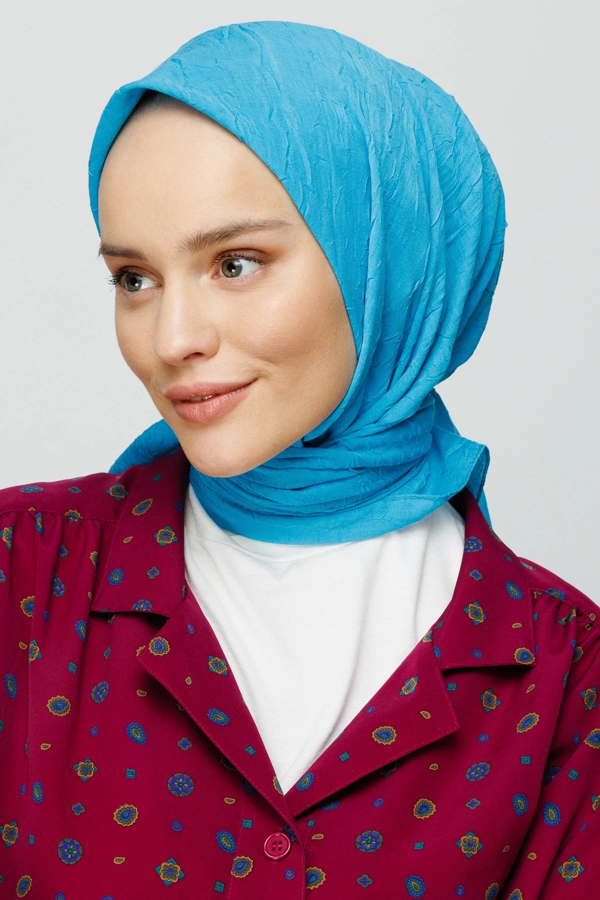 Bambu Eşarp - Turkuaz