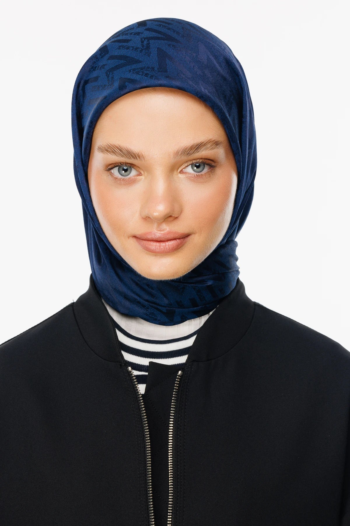 Luxury Jakar Eşarp - Lacivert