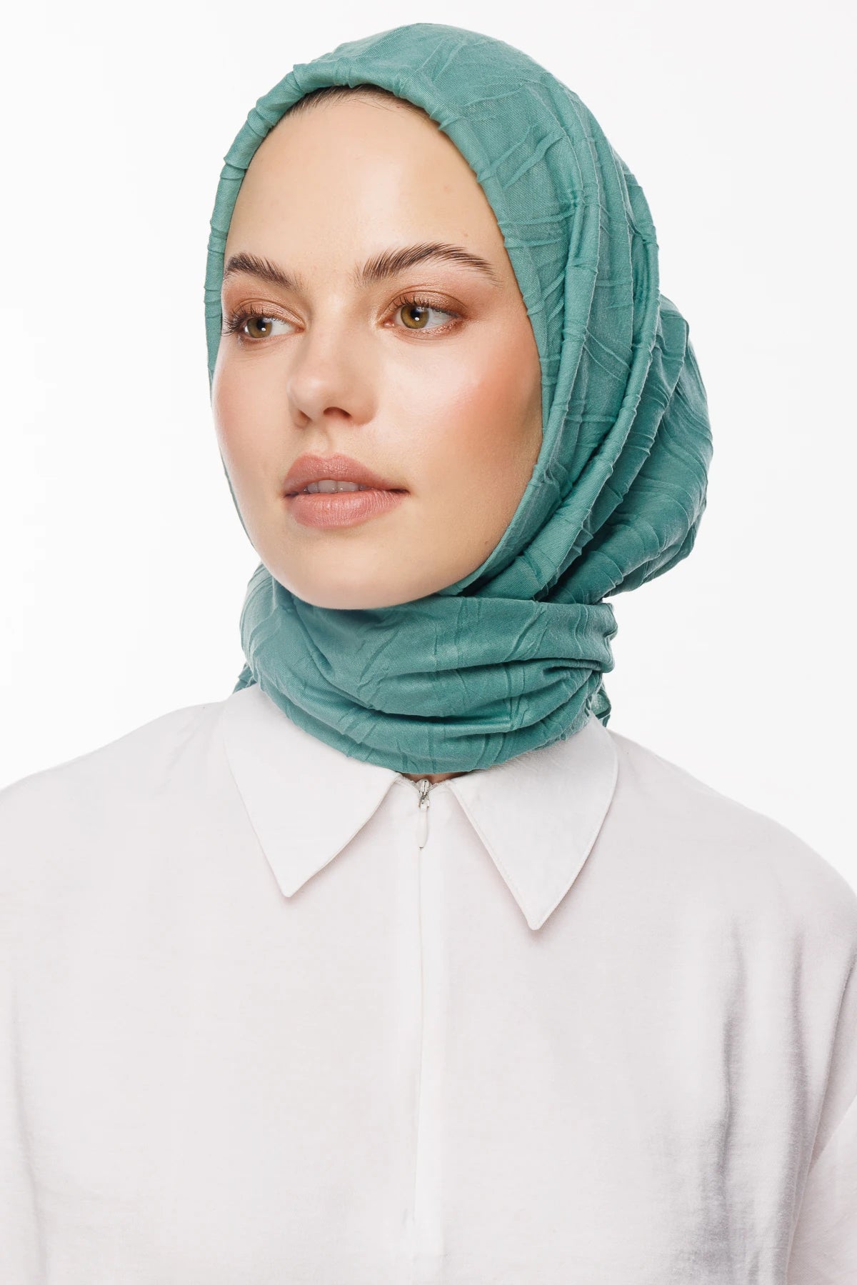 Piliseli Bambu Eşarp - Mint Yeşili