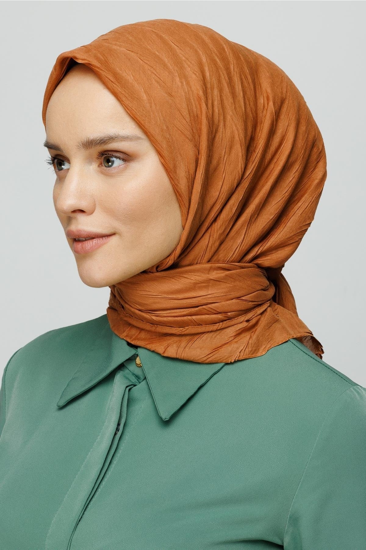 Piliseli Bambu Eşarp - Şeftali