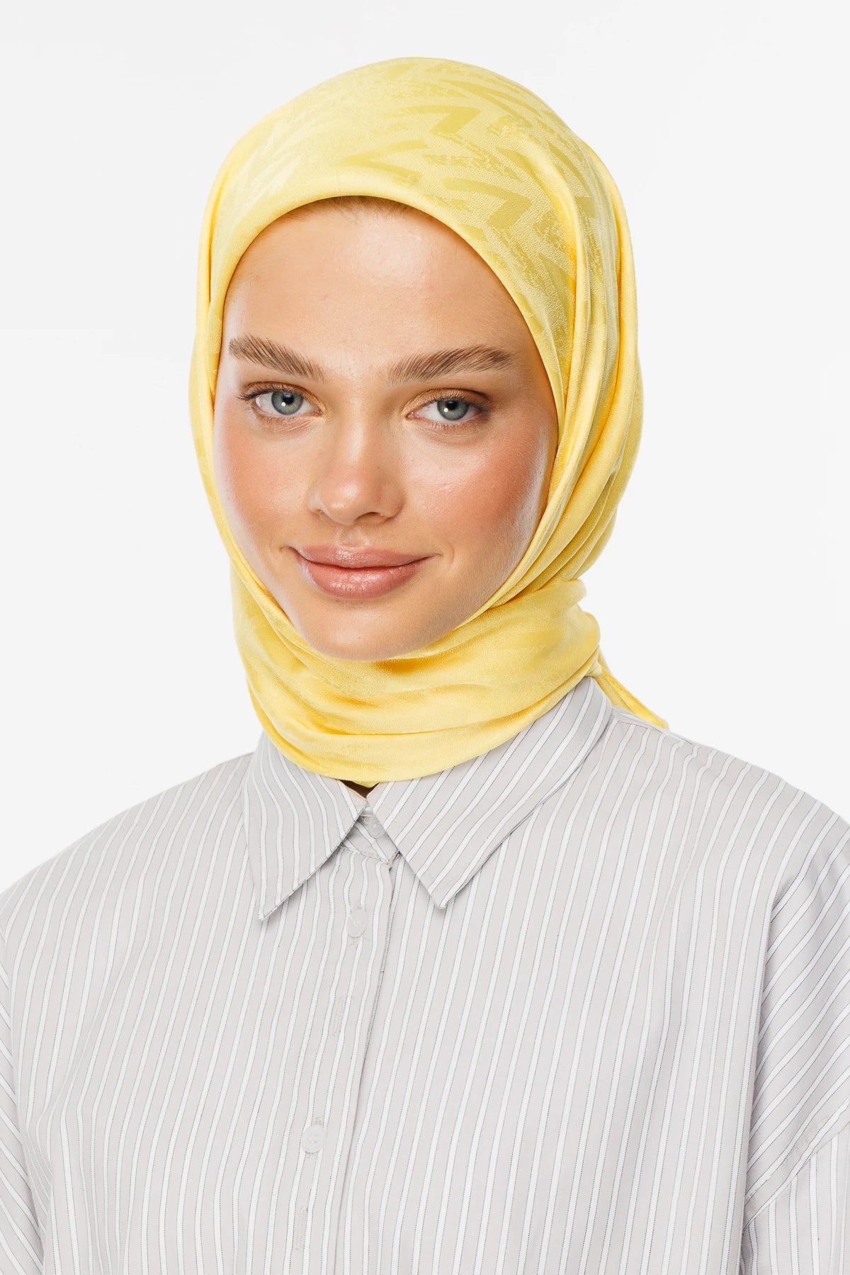 Luxury Jakar Eşarp - Sarı