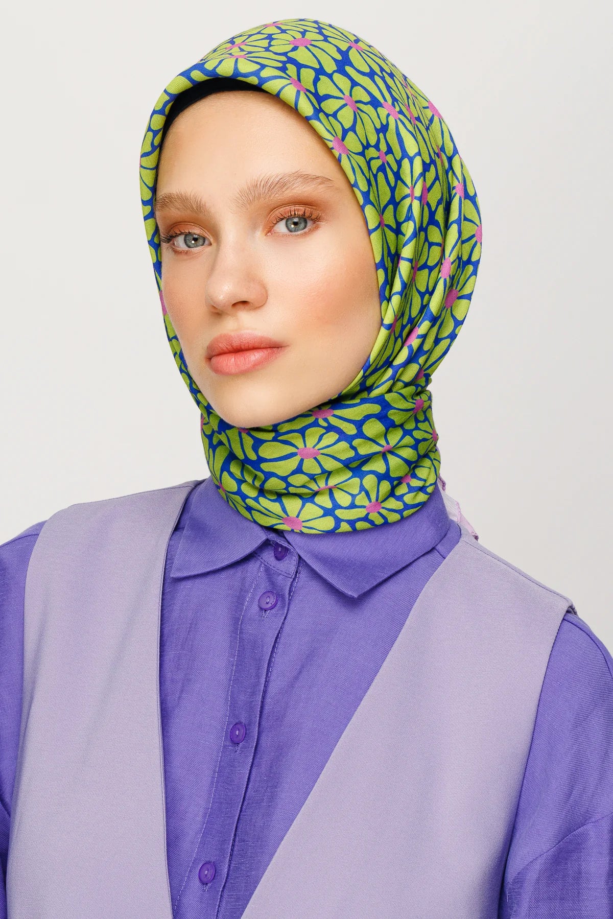 Clover Desen Dijital Soft Eşarp