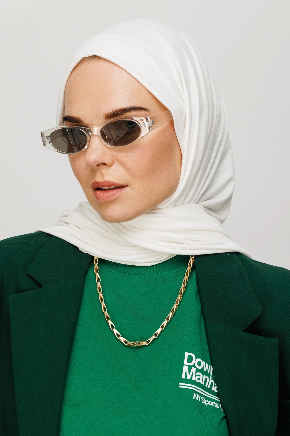 Penye Şal - Ekru