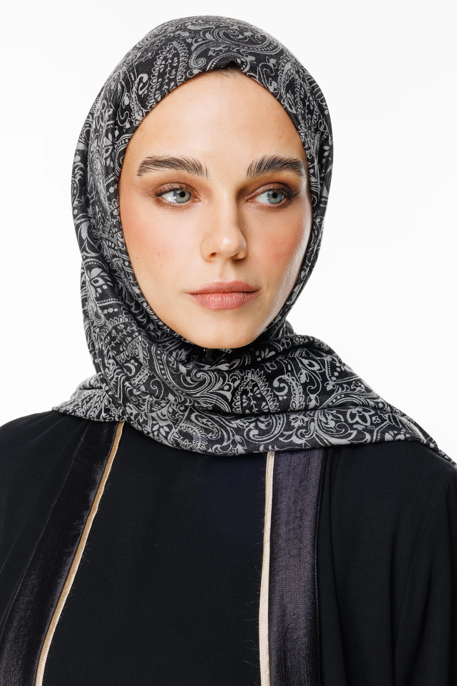 Velora Desen Çift Taraflı Şal