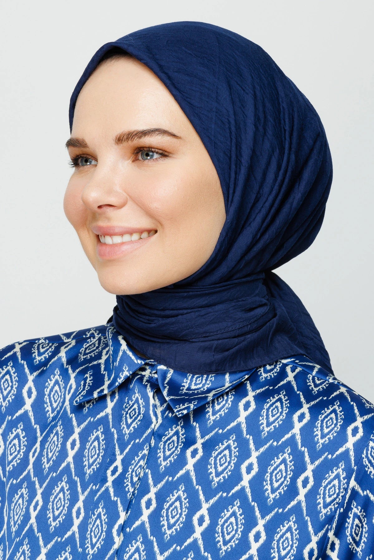 Bambu Eşarp - Lacivert