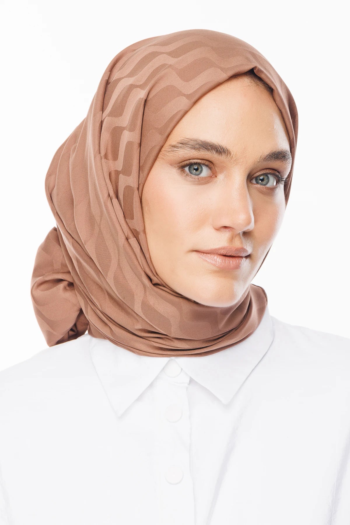 Dalga Desen İpeksi Jakar Şal - Yalı