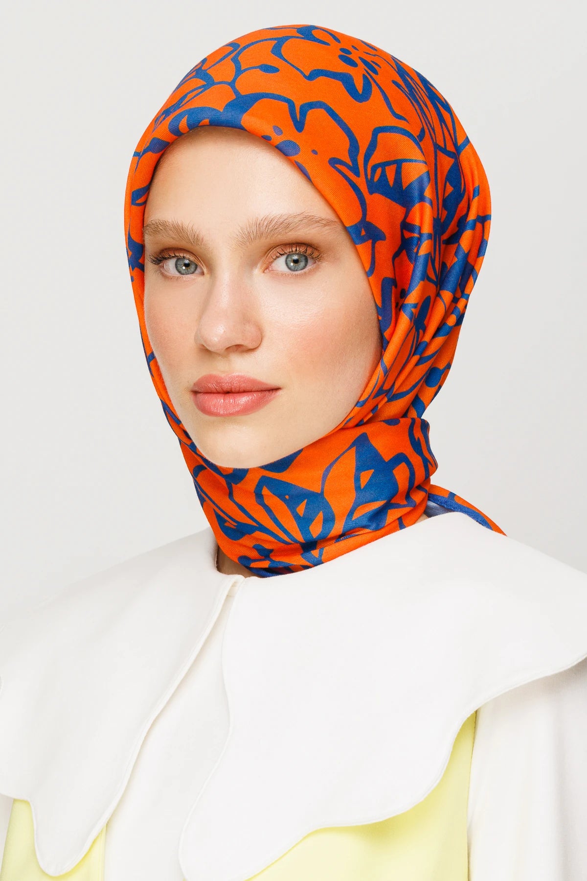 Floral Desen Dijital Soft Eşarp