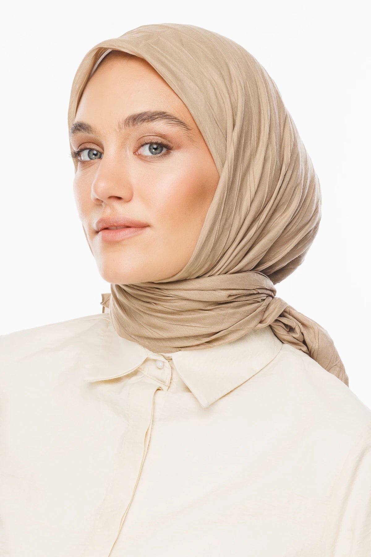 Piliseli Bambu Eşarp - Latte
