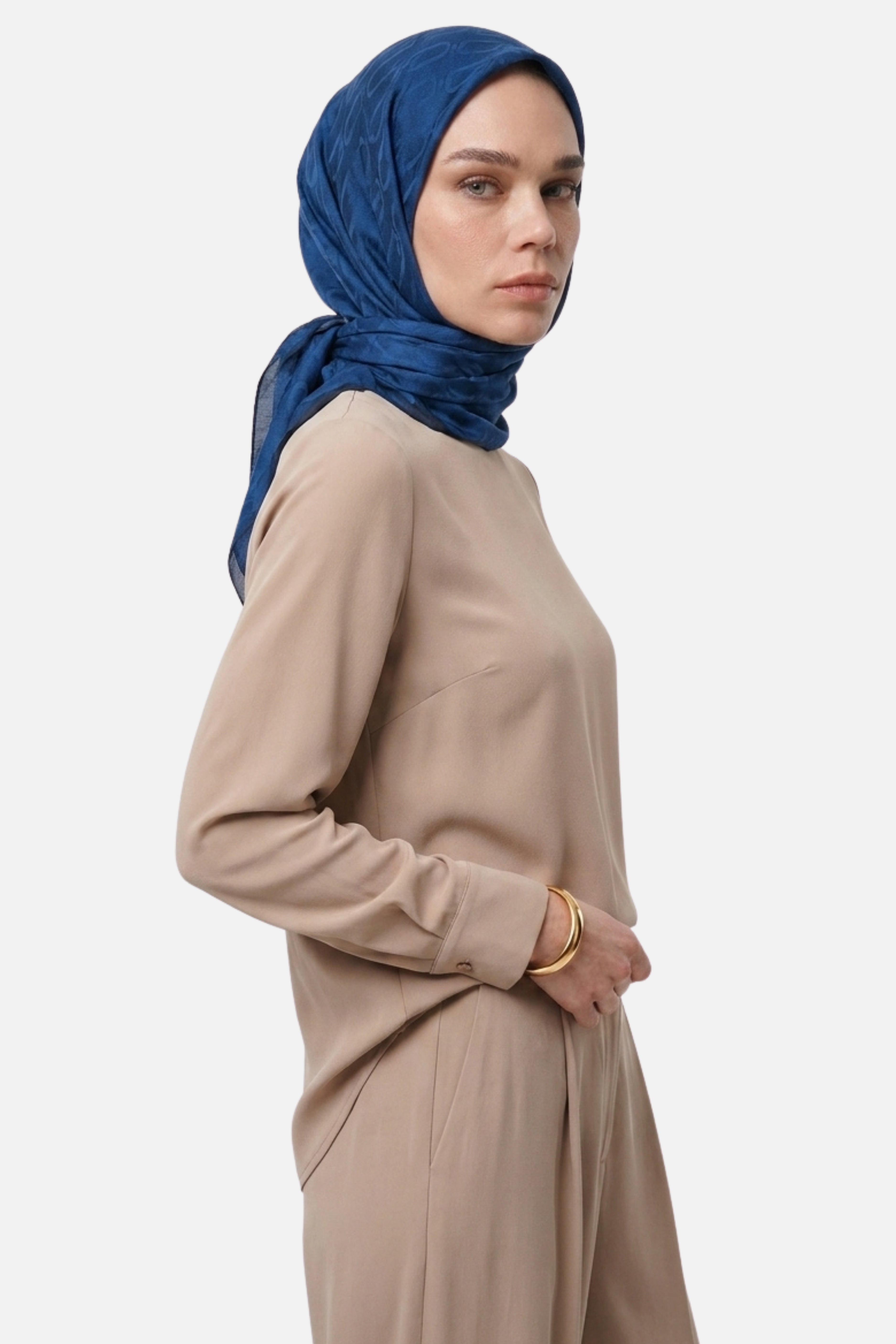 Chain Desen Ayrobin Jakar Eşarp