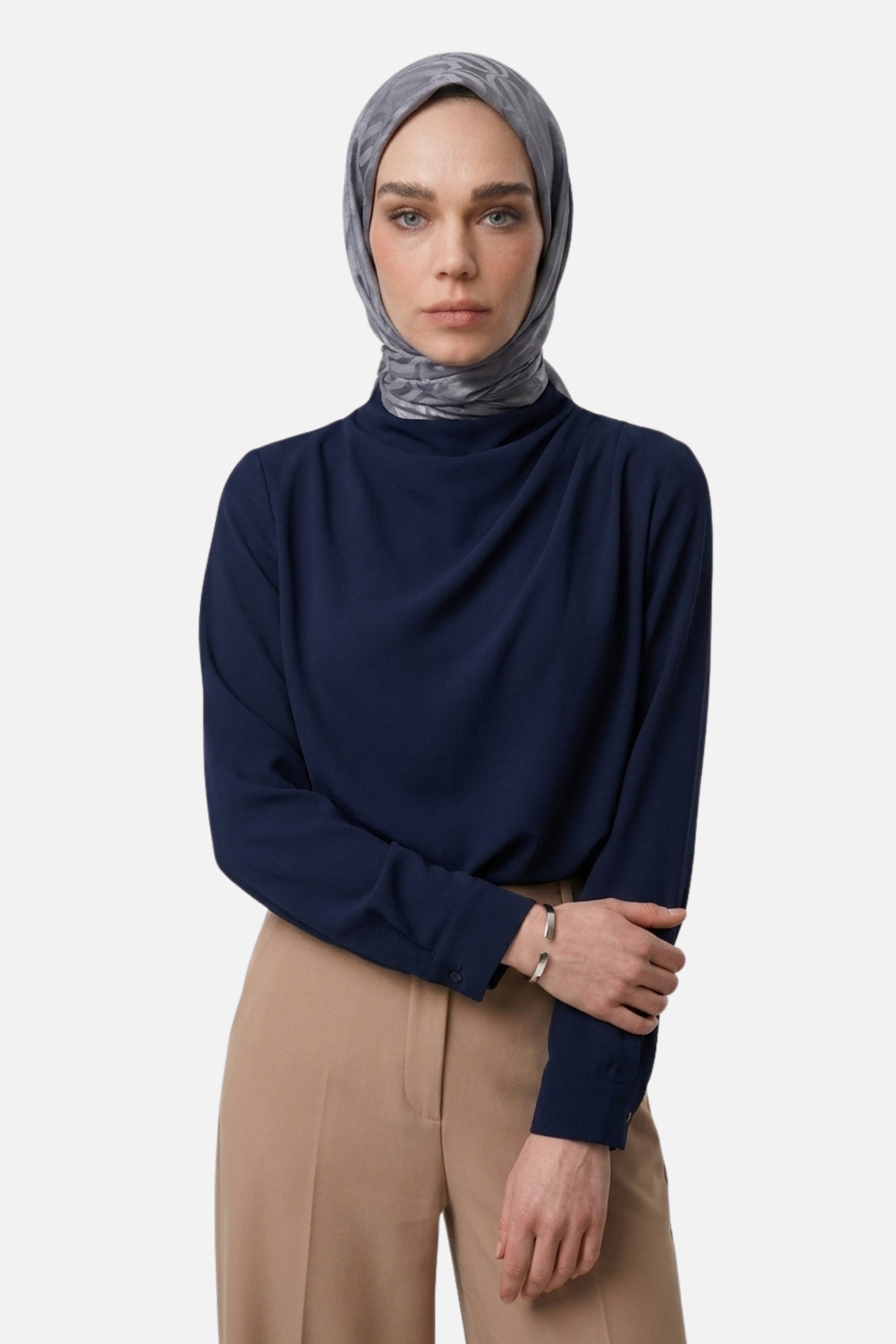 Dune Desen Ayrobin Jakar Eşarp