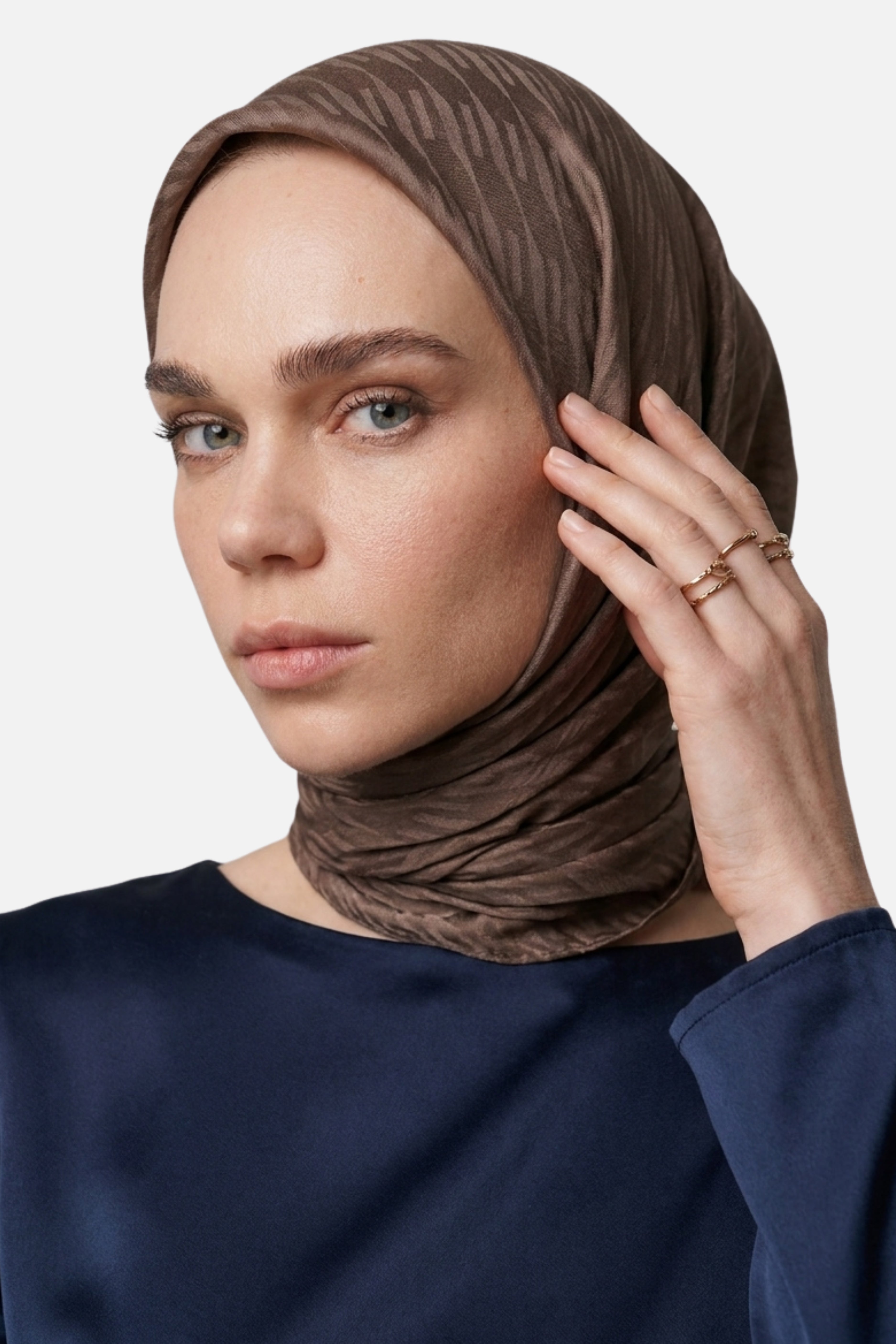Grove Desen Ayrobin Jakar Eşarp